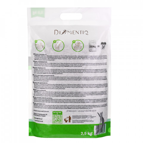 DIAMENTIQ Tofu Neutral Ultra hrudkující - stelivo pro rostliny - 6x2,5kg - Fotogalerie 6