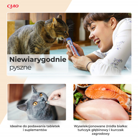 INABA Churu Varieties Chicken - pamlsek pro kočky - 50 x 14g - Fotogalerie 6