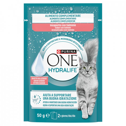 PURINA One Hydralife Salmon - pamlsek pro kočky - 50g - Fotogalerie 1