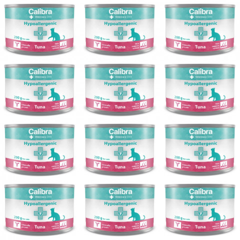 CALIBRA VD Cat Hypoallergenic Tuňák - mokré krmivo pro kočky - 12×200g - Fotogalerie 1