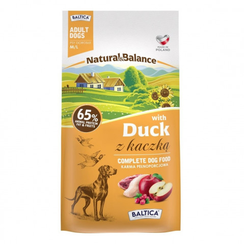 BALTICA Natural & Balance Duck M/L – suché krmivo pro psa - 3kg - Fotogalerie 1