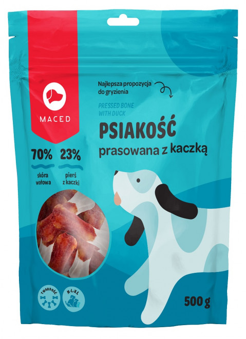 MACED Pressed bone with duck - žvýkačka pro psy - 500g - Fotogalerie 1
