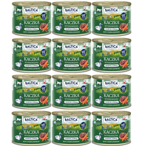 BALTICA Chuť regionů Mono Kachna - mokré krmivo pro kočky - 12x185g - Fotogalerie 1
