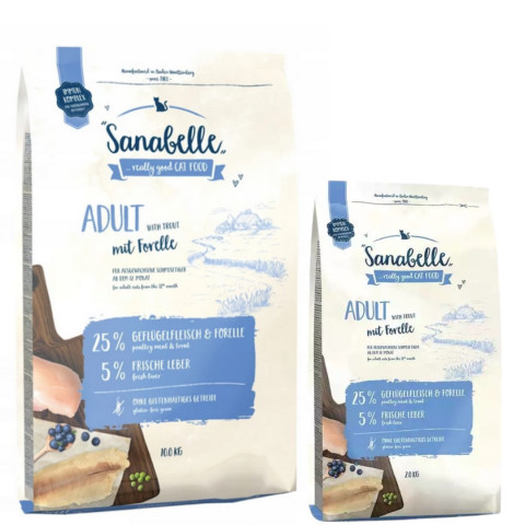 Sanabelle ADULT suché krmivo pro kočky 10 kg Dospělý jedinec Na ryby - Fotogalerie 1