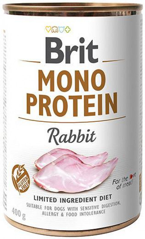 BRIT Mono Protein Rabbit - vlhké krmivo pro psy - 400g - Fotogalerie 1