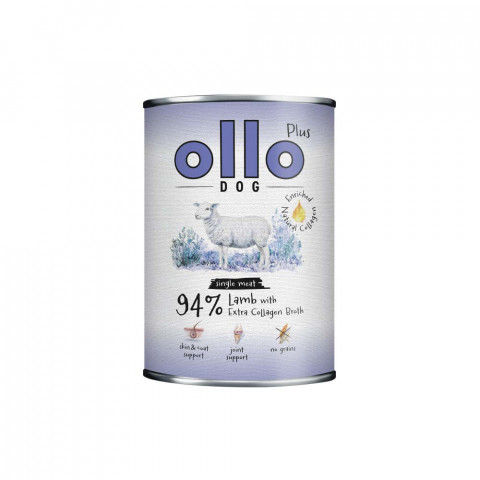 OLLO Plus Collagen Mono Lamb - vlhké krmivo pro psy - 800g - Fotogalerie 1