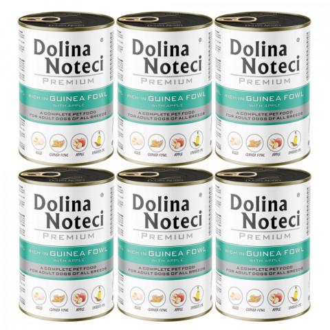 DOLINA NOTECI Premium Bohatá na perličku s jablkem – mokré krmivo pro psy – 6×400 g - Fotogalerie 1