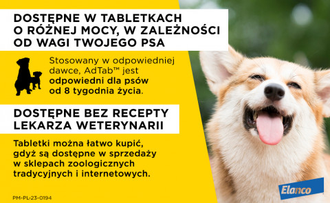 ELANCO AdTab Tablety proti blechám a klíšťatům pro psa (>22-45 kg) - 3x(1x 900mg) - Fotogalerie 5