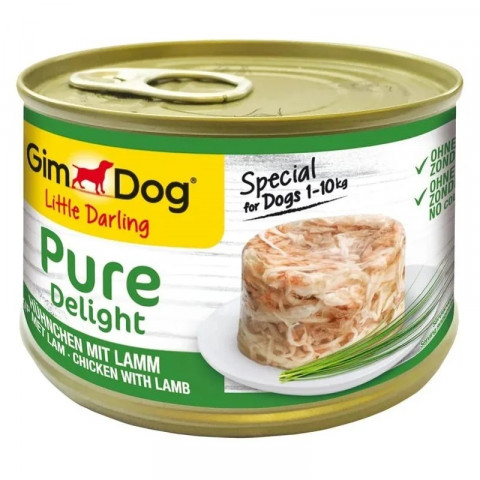 GIMDOG Little Darling Pure Delight Chicken with lamb - vlhké krmivo pro psy - 150g - Fotogalerie 1