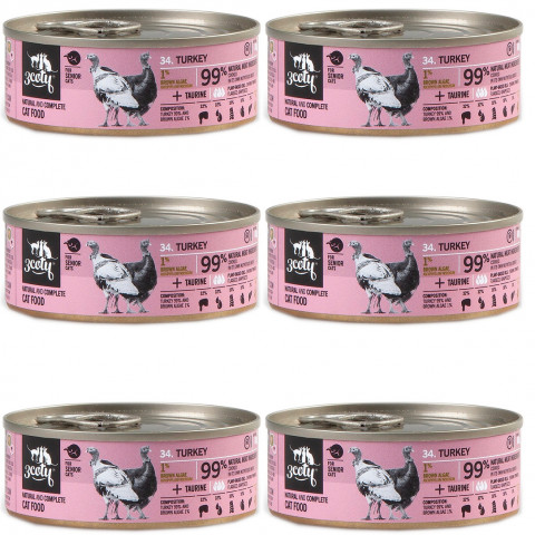 3COTY Turkey Senior - mokré krmivo pro kočky - 6x80g - Fotogalerie 1