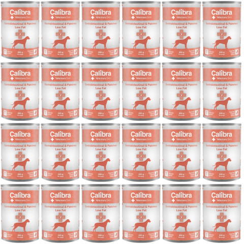 CALIBRA Veterinary Diets Gastrointestinal Low Fat - mokré krmivo pro psy - 24x400g - Fotogalerie 1