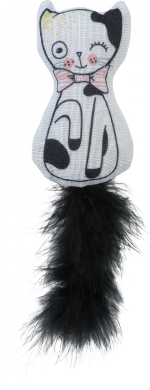 ZOLUX Chatouille Cat with feathers and catnip - hračka pro kočky - 13cm - Fotogalerie 2