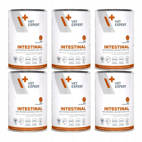 VET EXPERT Veterinary Diet Intestinal Dog - vlhké krmivo pro psy - 6x400g - Fotogalerie 1