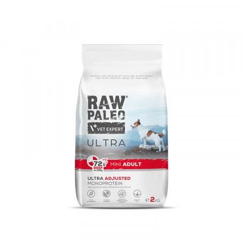 RAW PALEO Ultra Mini Adult Beef - suché krmivo pro psy - 2 kg - Fotogalerie 9