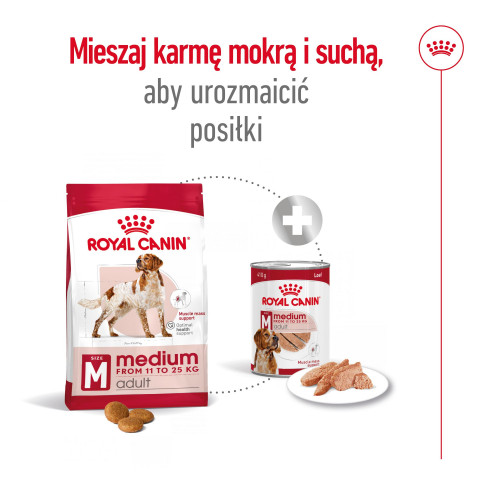 ROYAL CANIN Suché krmivo pro psy SHN Medium Adult BF 15 kg + SHN Medium Adult Loaf konzerva 410 g ZDARMA - Fotogalerie 4