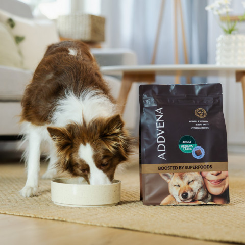 ADDVENA Boosted by superfoods Adult Medium/Large Beef - suché krmivo pro psy - 2,5kg - Fotogalerie 2