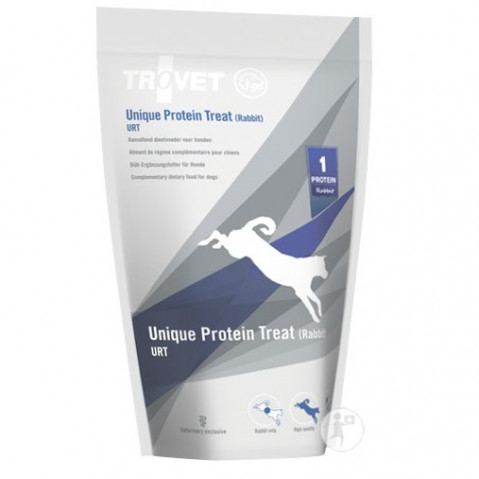 TROVET Unique Protein Treat URT Rabbit - pamlsek pro psa - 125g - Fotogalerie 1