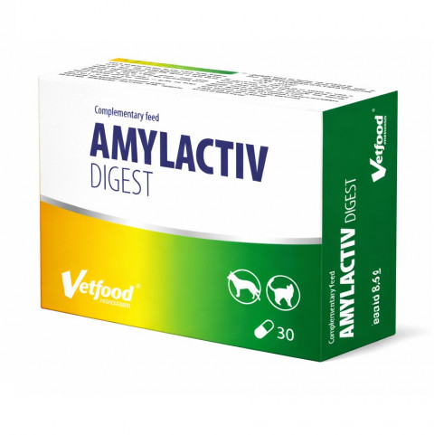 VETFOOD Amylactiv Digest - doplňky stravy pro psy a kočky - 30ks - Fotogalerie 1