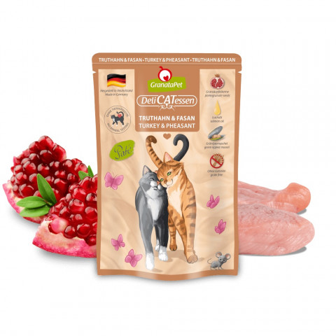 GRANATAPET DeliCATessen Turkey and pheasant - mokré krmivo pro kočky - 85g - Fotogalerie 2