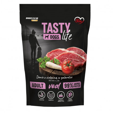 BIOFEED Tasty Dogs Life Veal - vlhké krmivo pro psy - 150g - Fotogalerie 1