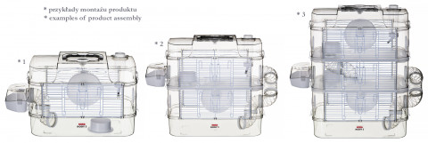 ZOLUX Rody3 Trio White - klec pro hlodavce - 1 kus - Fotogalerie 18