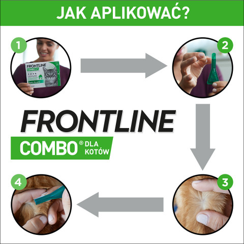 FRONTLINE Combo Spot-on Kapky proti blechám a klíšťatům pro kočky - 3 ks. - Fotogalerie 4