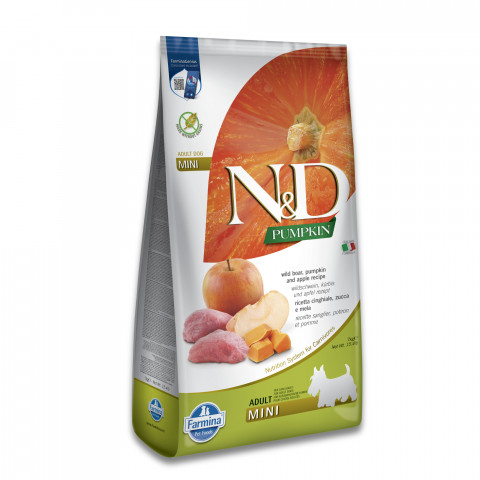 FARMINA N&D Pumpkin Adult Mini Boar&Apple - suché krmivo pro psy - 7 kg - Fotogalerie 8