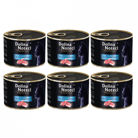 DOLINA NOTECI Premium rich in lamb - mokré krmivo pro kočky - 6x185g - Fotogalerie 1