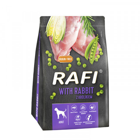 RAFI with rabbit - suché krmivo pro psy - 3kg - Fotogalerie 1