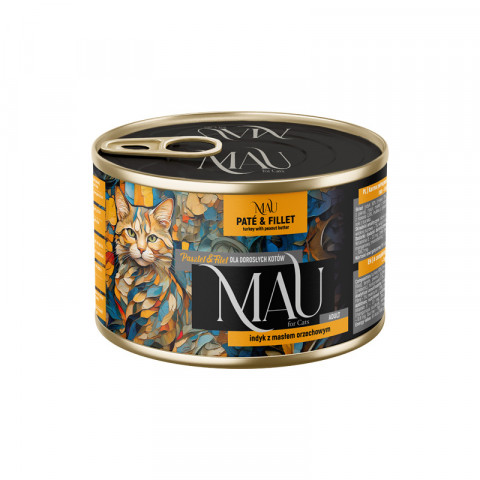 MAU Paštika a Filet MIX příchutí - mokré krmivo pro kočku - 12x185g - Fotogalerie 2