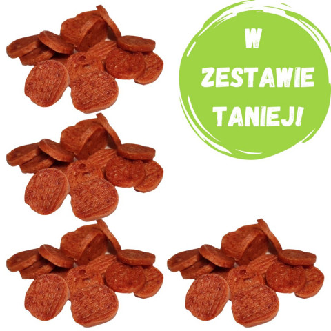 PETITTO Kolečka s kachnou a kuřetem - pochoutka pro psy - 4x500g - Fotogalerie 1