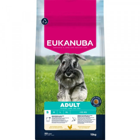 EUKANUBA Premium Nutrition Adult Small Breed Chicken - suché krmivo pro psy - 15kg - Fotogalerie 1