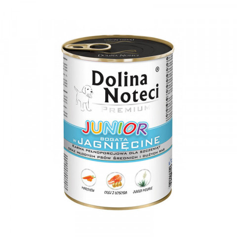 DOLINA NOTECI Premium Junior Rich in lamb - vlhké krmivo pro psy - 400g - Fotogalerie 1