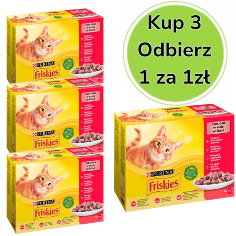 Friskies Masový mix - mokré krmivo pro kočky - 48x85g - Kup 3 Získej 1 za 1Kč - Fotogalerie 1