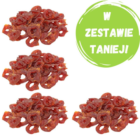 PETITTO Měkké kroužky z kachny - pochoutka pro psy - 4x500g - Fotogalerie 1