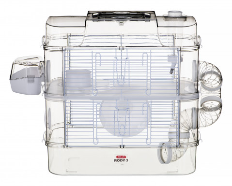ZOLUX Rody3 Trio White - klec pro hlodavce - 1 kus - Fotogalerie 4
