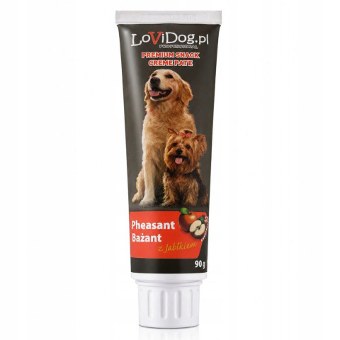 LOVIDOG Pheasant with apple - pamlsek pro psa - 90g - Fotogalerie 1