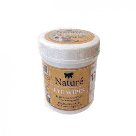 FERPLAST NATURÉ EYE WIPES – Čisticí ubrousky na oční okolí pro kočky a psy – 120 ks - Fotogalerie 1