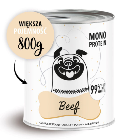 PAKA ZWIERZAKA Pepe Beef - vlhké krmivo pro psy - 800g - Fotogalerie 1