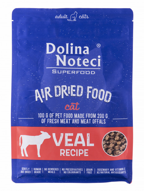 DOLINA NOTECI Superfood Telecí - sušené krmivo pro kočky - 1 kg - Fotogalerie 2