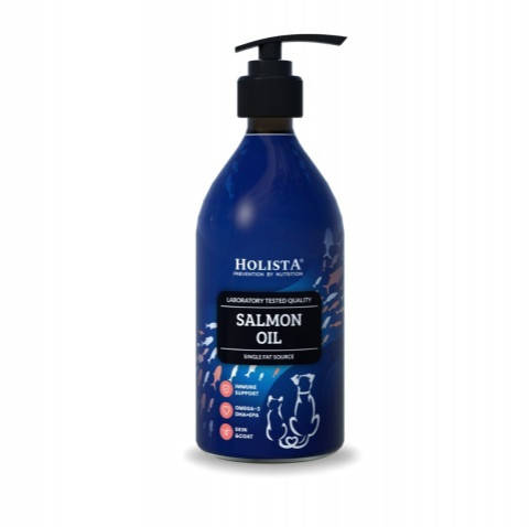 HOLISTA Salmon oil - doplňky stravy pro psy a kočky - 500ml - Fotogalerie 1