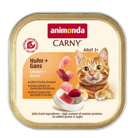 ANIMONDA Carny Adult Chicken and goose - mokré krmivo pro kočky - 85g - Fotogalerie 1