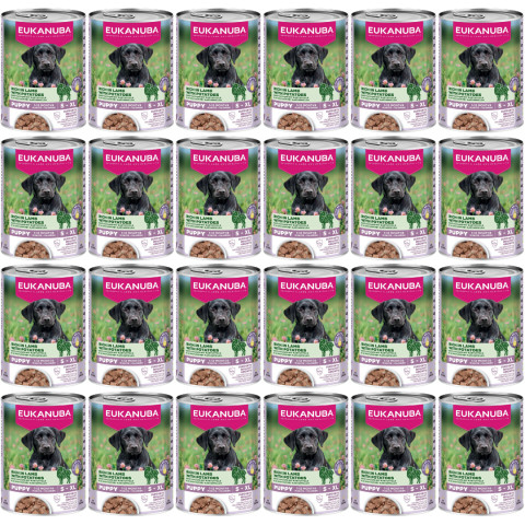 EUKANUBA Life Care Puppy Bohatá na jehněčí a brambory - vlhké krmivo pro psy - 24x400g - Fotogalerie 1
