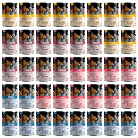 PET REPUBLIC Sterile Mix - mokré krmivo pro kočky - 40x400 g - Fotogalerie 1