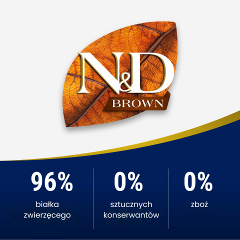 FARMINA N&D Brown Dog Lamb, Spirulina&Carrot Adult Mini - suché krmivo pro psy - 2 kg - Fotogalerie 9