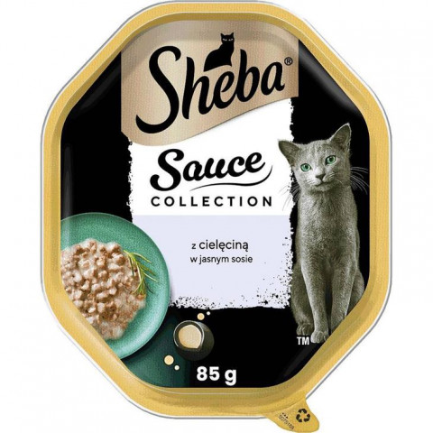 SHEBA Sauce collection Veal in light sauce - mokré krmivo pro kočky – 85 g - Fotogalerie 1