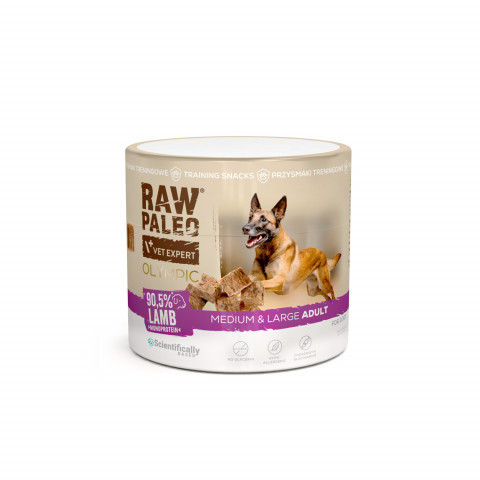 VETEXPERT Raw Paleo Olympic Lamb Medium Large Mono - pamlsek pro psa - 90g - Fotogalerie 1