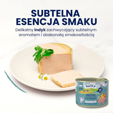 BALTICA Smaki regionów Turkey Mono - mokré krmivo pro kočky - 400g - Fotogalerie 2
