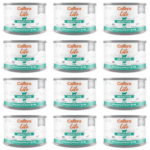 CALIBRA Cat Life Sensitive Lamb - mokré krmivo pro kočky - 12x200g - Fotogalerie 1