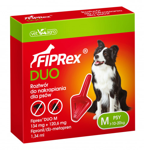 FIPREX Duo Kapky proti parazitům pro psy M - 1,34 ml - Fotogalerie 1